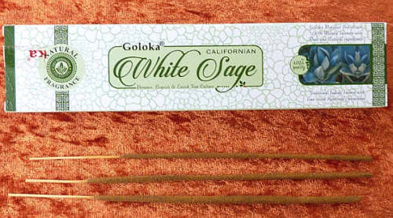 Goloka Californian White Sage Weisser Salbei Räucherstäbchen